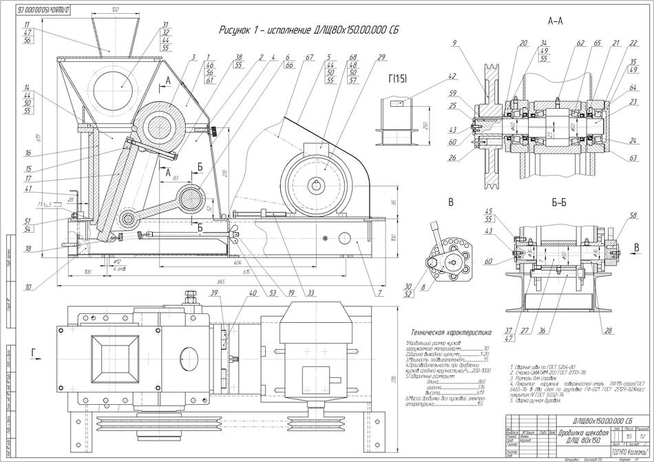 Ұнтақтағыш ДЛЩ 80х150