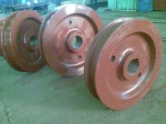 Crane wheels